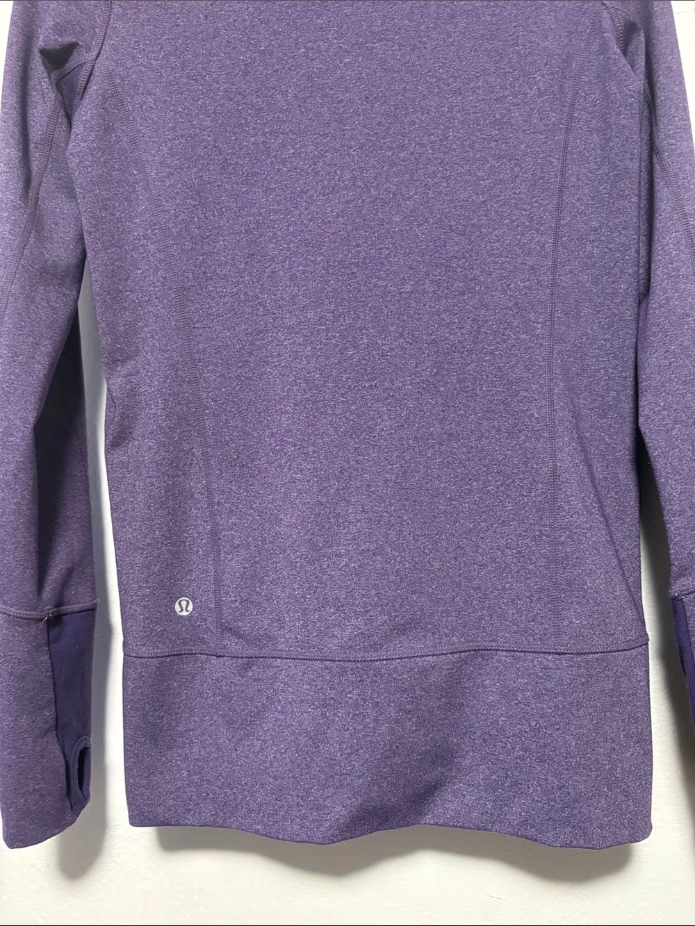LULULEMON Define Jacket Heathered Purple Full Zip Thumbholes Size 6